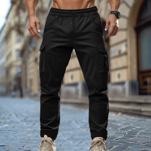 Pantalón cargo de hombre con corte tapered y bolsillos funcionales – CYPRIEN