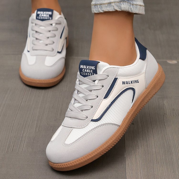 Zapatillas bajas de mujer con cordones y suela deportiva – ZINA