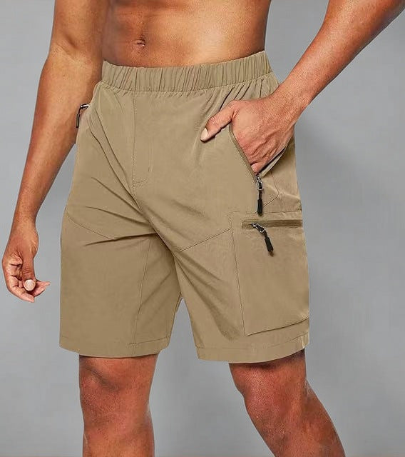 Short deportivo de hombre con bolsillos con cremallera – SYLVAIN