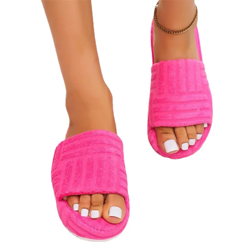 Zapatillas tipo mule para mujer con tira texturizada – ELADIA