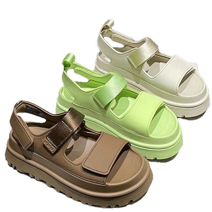 Sandalias chunky de mujer con tiras anchas y velcro – RUT