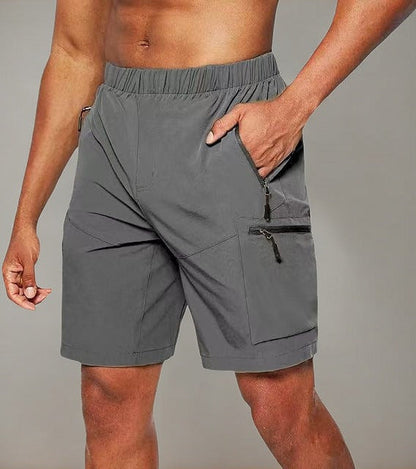Short deportivo de hombre con bolsillos con cremallera – SYLVAIN