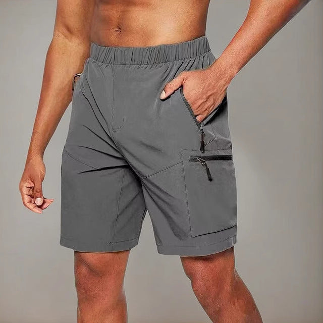 Short deportivo de hombre con bolsillos con cremallera – SYLVAIN