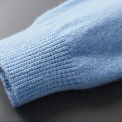 Cárdigan de punto para hombre con cuello en V y botones – MONTARO