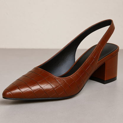 Zapatos de tacón elegantes y cómodos para mujer con diseño de punta afilada – AURELIE