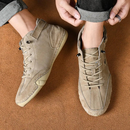 Botas barefoot de senderismo unisex con caña alta y suela flexible – FLEXTREK