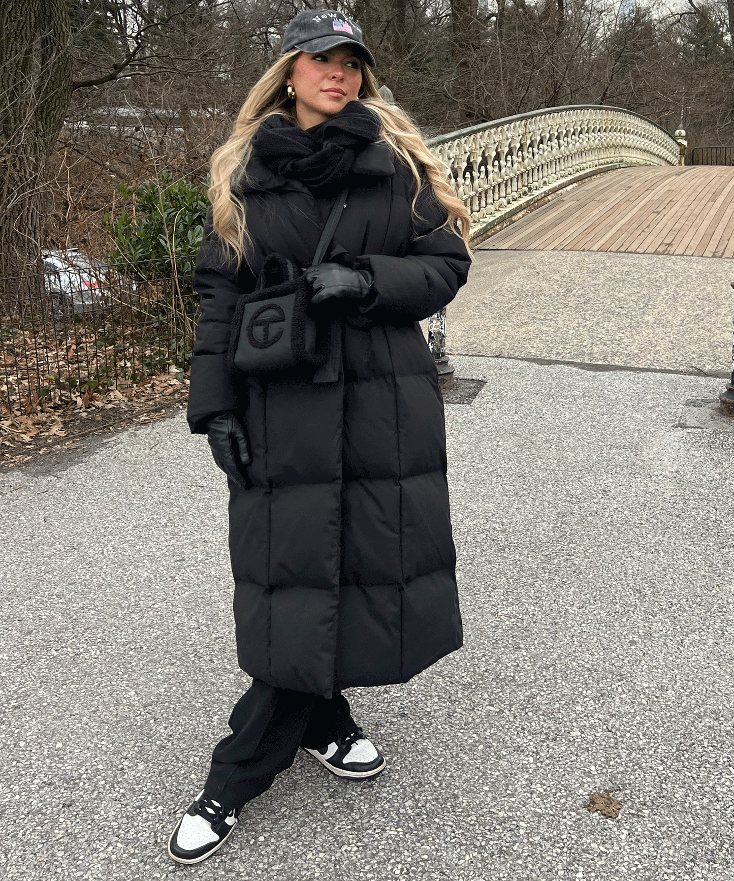 Abrigo acolchado largo de invierno para mujer – KYLENA