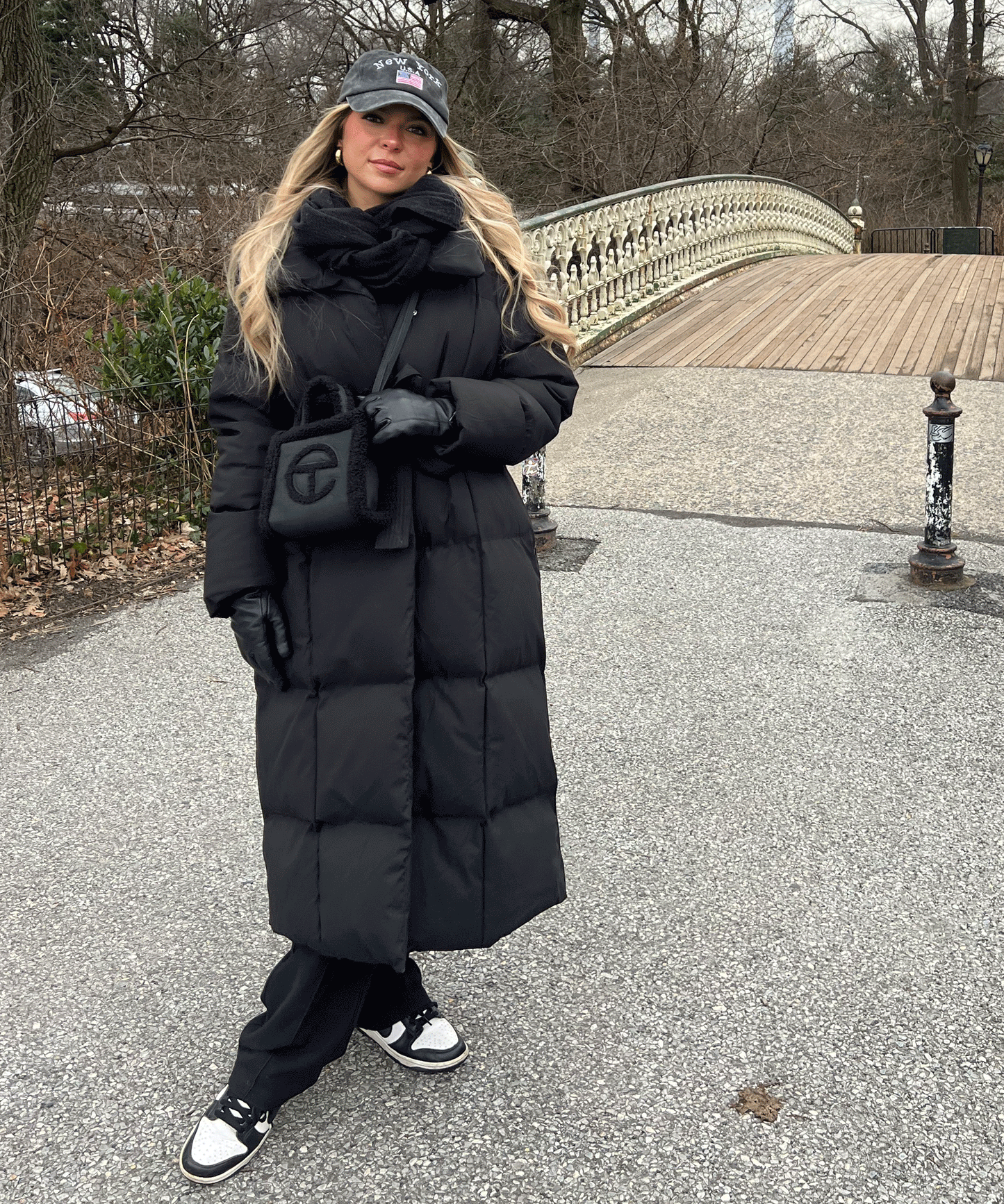 Abrigo acolchado largo de invierno para mujer – KYLENA