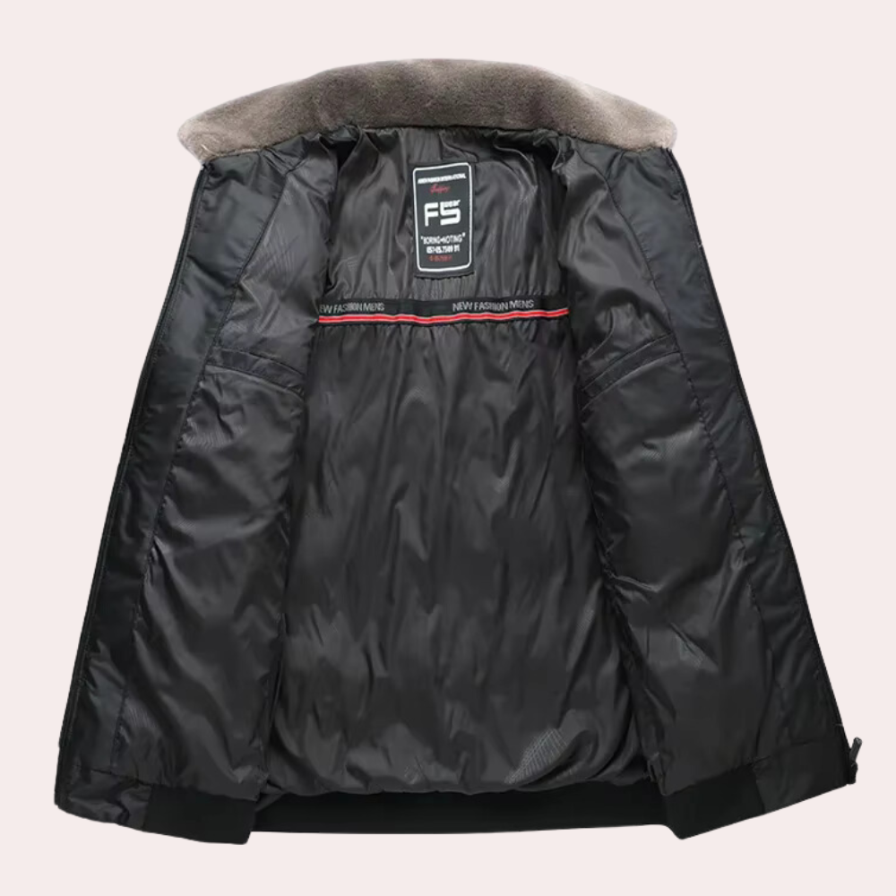 BRUNO - Chaqueta acolchada para hombre con cremallera