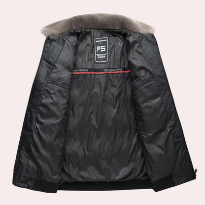 BRUNO - Chaqueta acolchada para hombre con cremallera