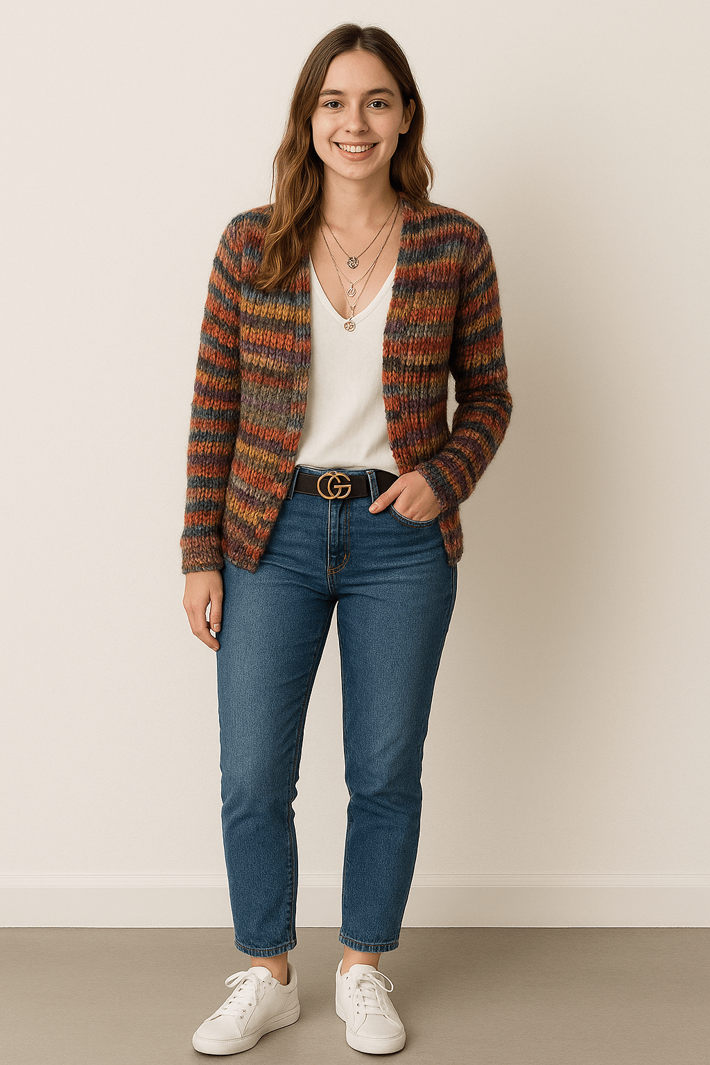 Sobrecamisa multicolor de mujer con diseño desenfadado – PATRIZIA