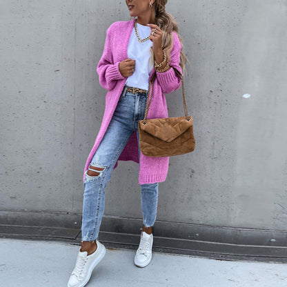 REVI – Cárdigan largo clásico para mujer