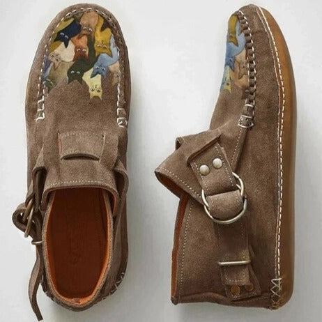 LUCIA - Botines de leopardo para mujer