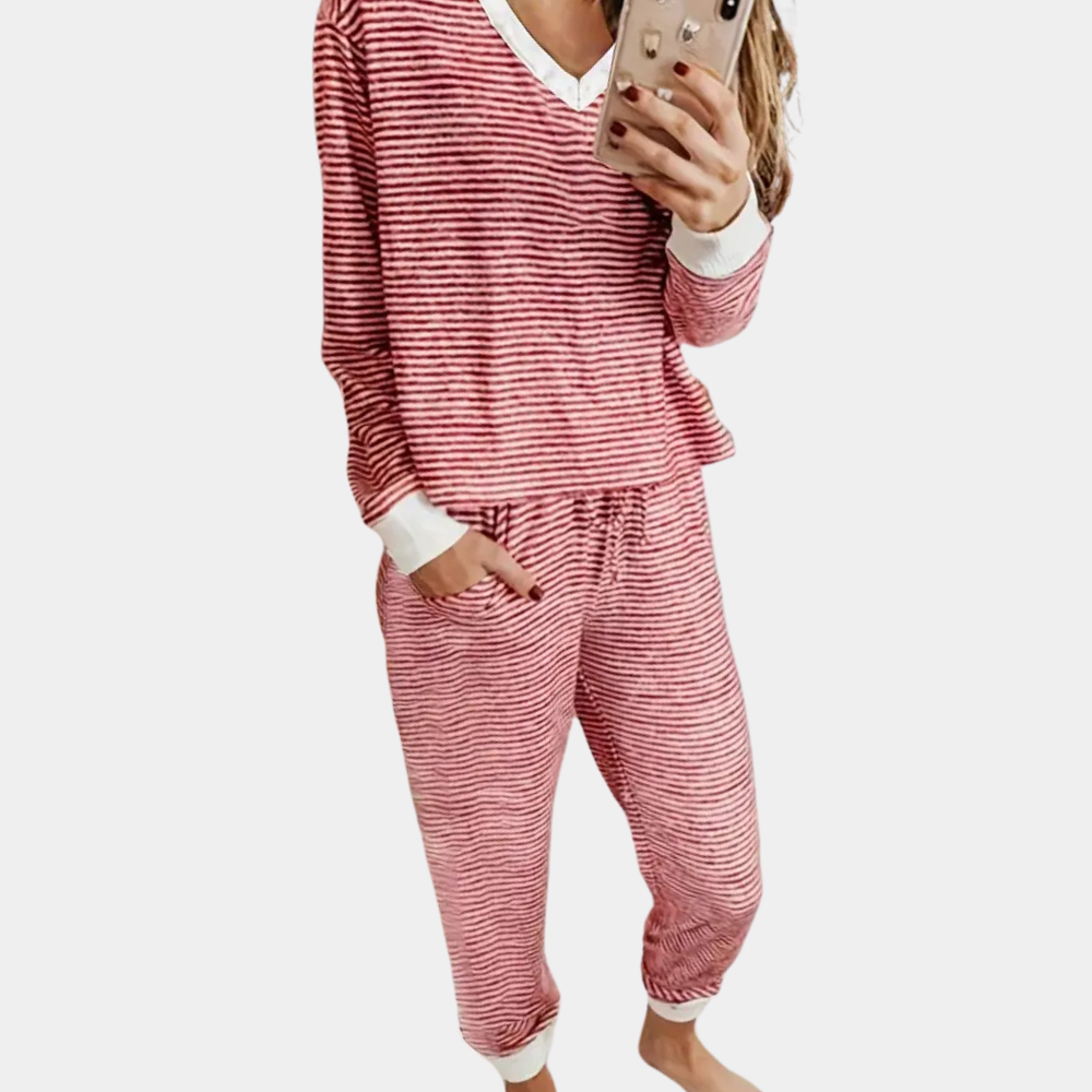 Pijama de dos piezas para mujer con tacto ultra suave – ZELIA