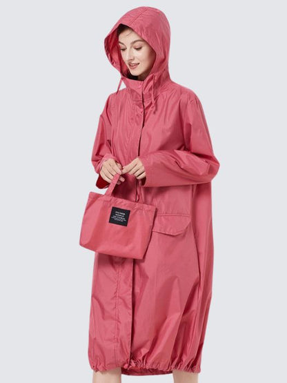 ROSALEN - Cortavientos impermeable con estilo para mujeres