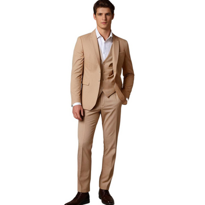 Traje masculino con blazer y pantalón slim fit – VESTARO