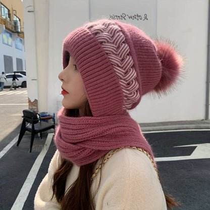 JASMIJN - Set de gorro y bufanda para mujeres