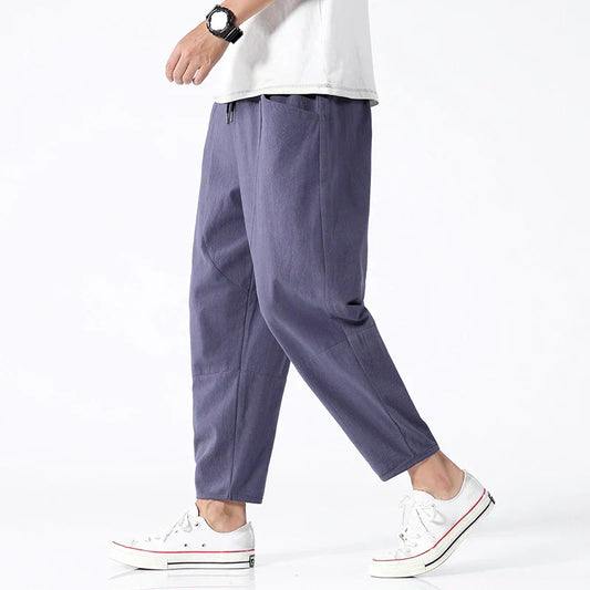 Pantalón de lino ligero y transpirable para hombre – VENTO