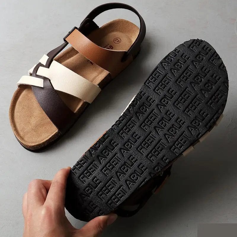 Sandalias ortopédicas de piel para hombre – GABRIEL