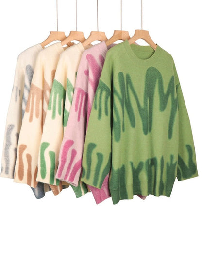 NATALIA - Suéter oversized cómodo de invierno para mujer