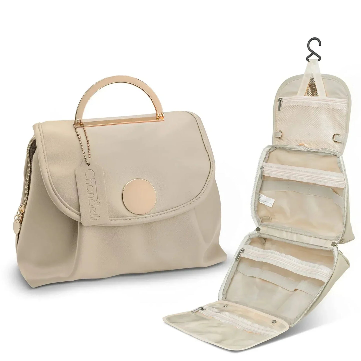 Organizador de cosméticos de viaje con diseño elegante – ELYSE