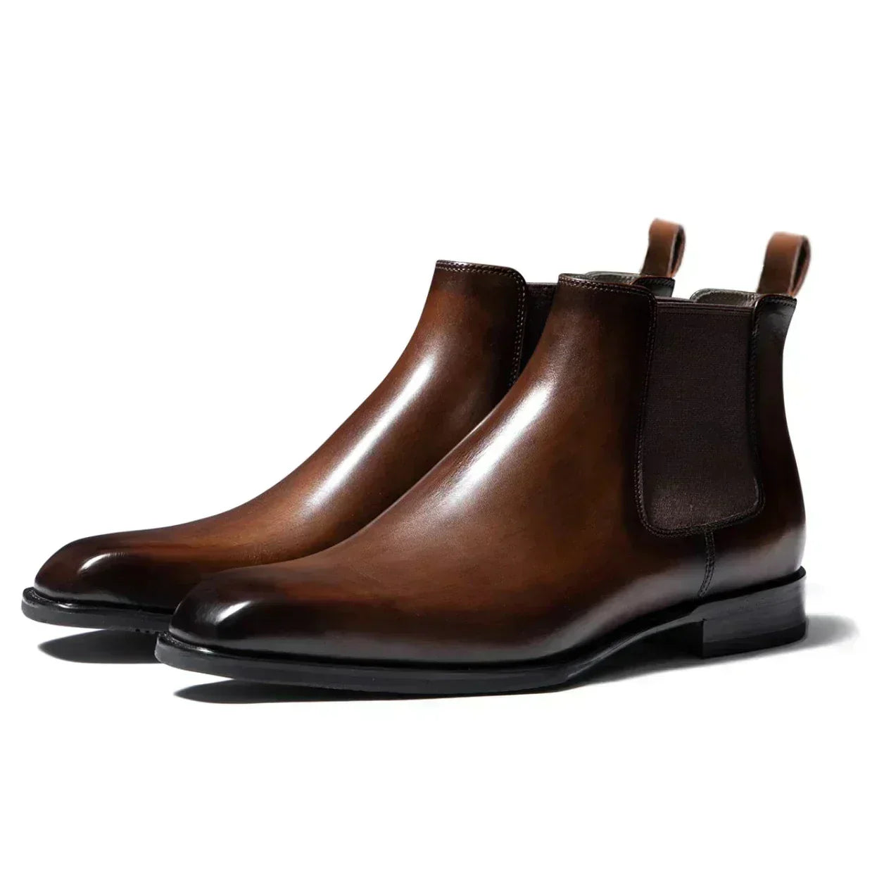 Botas chelsea de cuero auténtico para hombre – WALKER