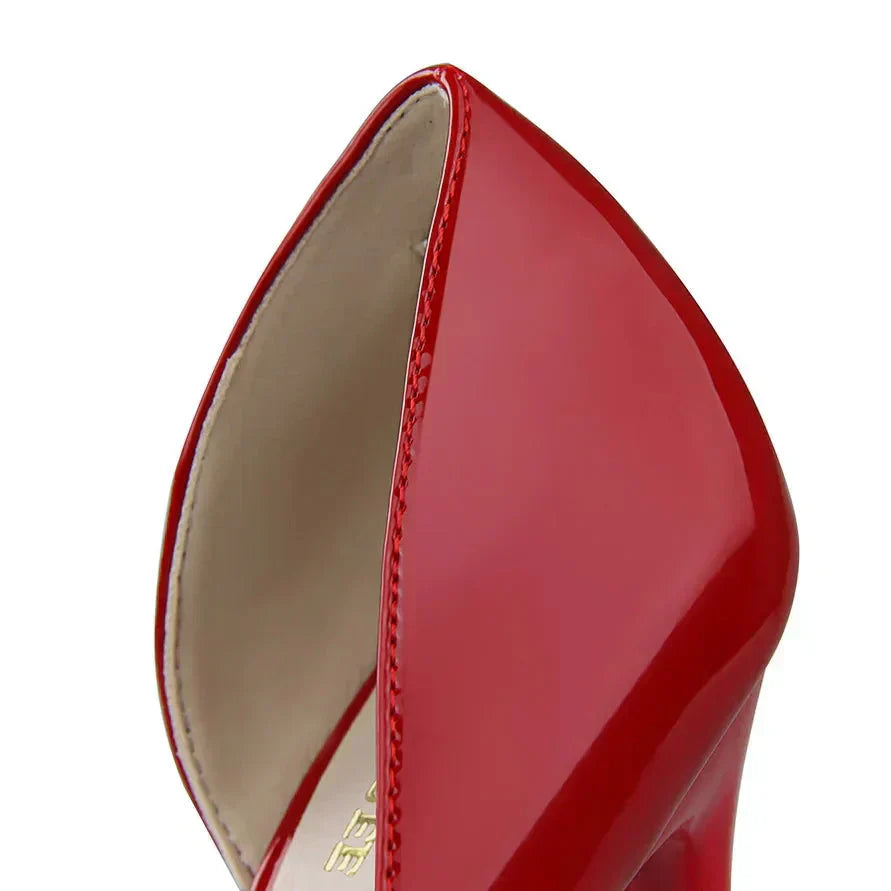 Zapatos de tacón alto para mujer con laterales descubiertos – EDITALIA