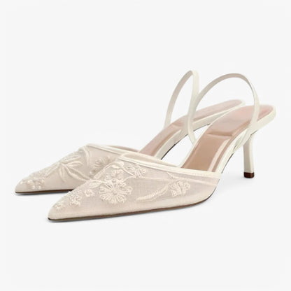 Tacones de malla elegantes para mujer – CELESTE