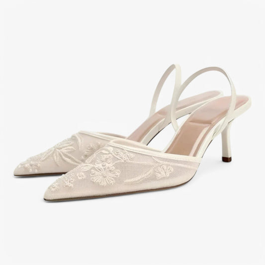 Tacones de malla elegantes para mujer – CELESTE