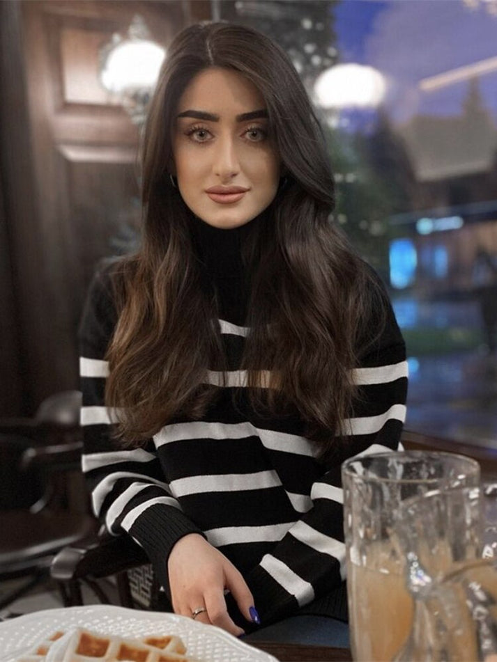 ELVIRA - Suéter holgado con estampado de rayas para mujer