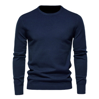 LEIF - Sudadera casual de hombre con cuello redondo