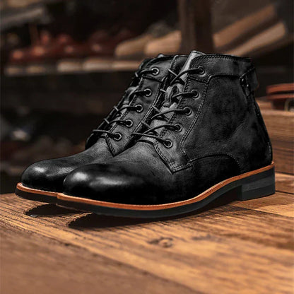 Botas altas para hombre de cuero duraderas–GRAYSON