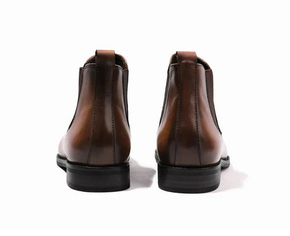 Botas chelsea de cuero auténtico para hombre – WALKER