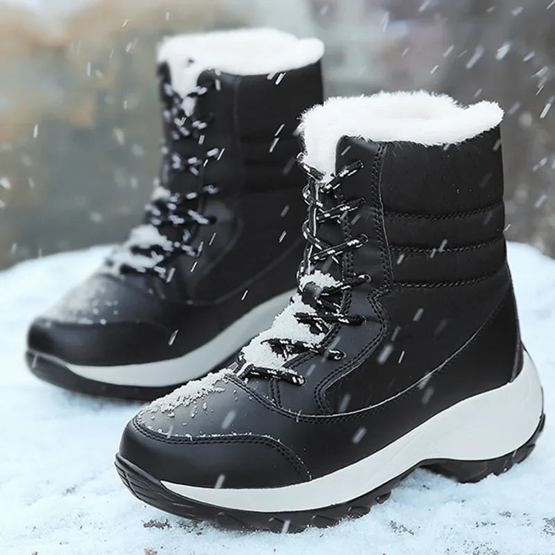 Botas de nieve cálidas para mujer con suela antideslizante – SABRINA