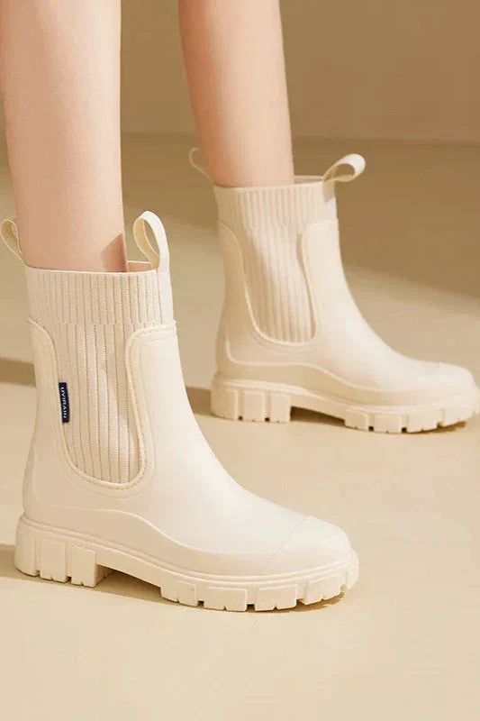 Botines impermeables de mujer con suela gruesa antideslizante – NERAYA