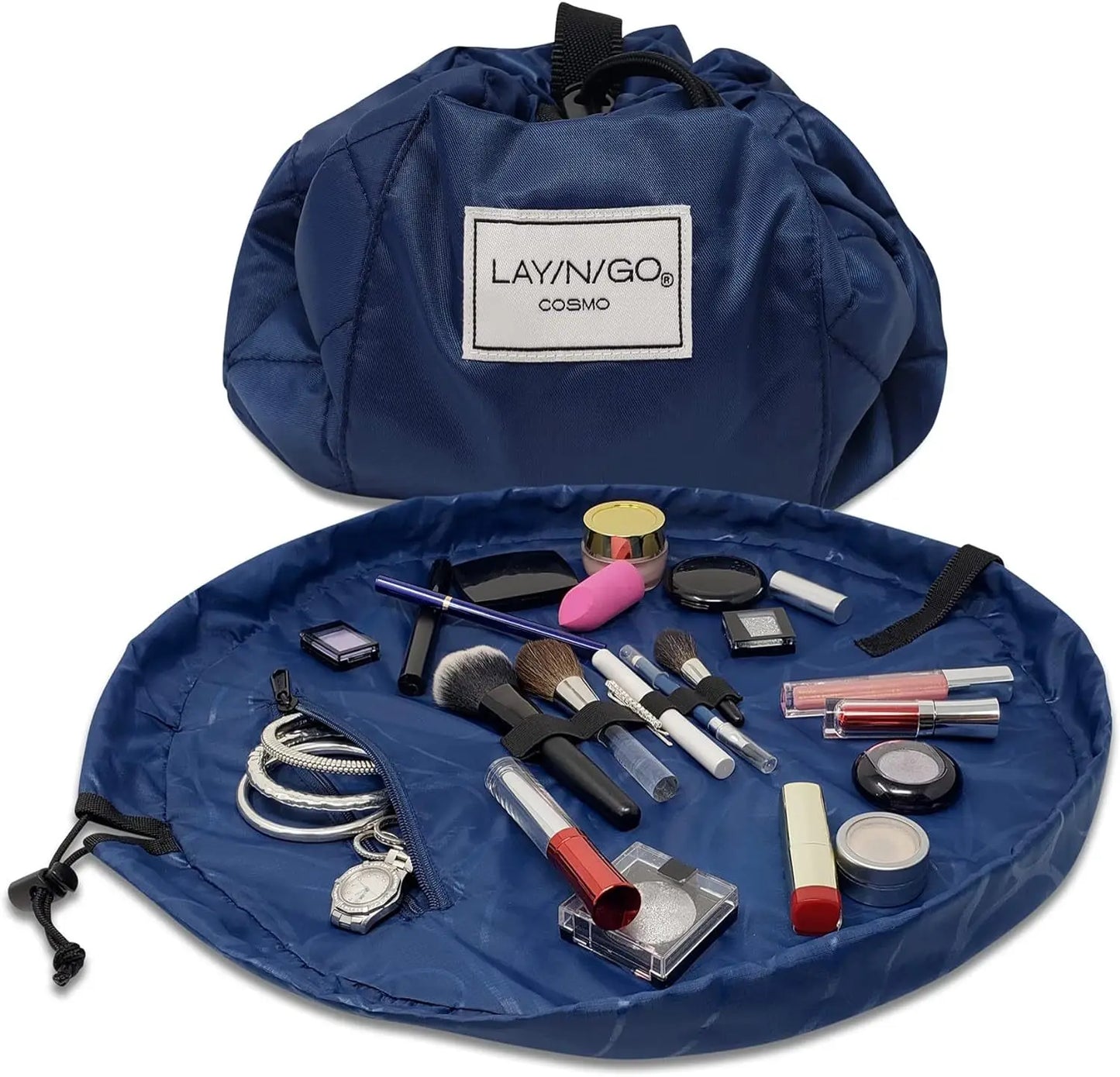 Bolsa de maquillaje con diseño elegante y apertura rápida – LAYLA