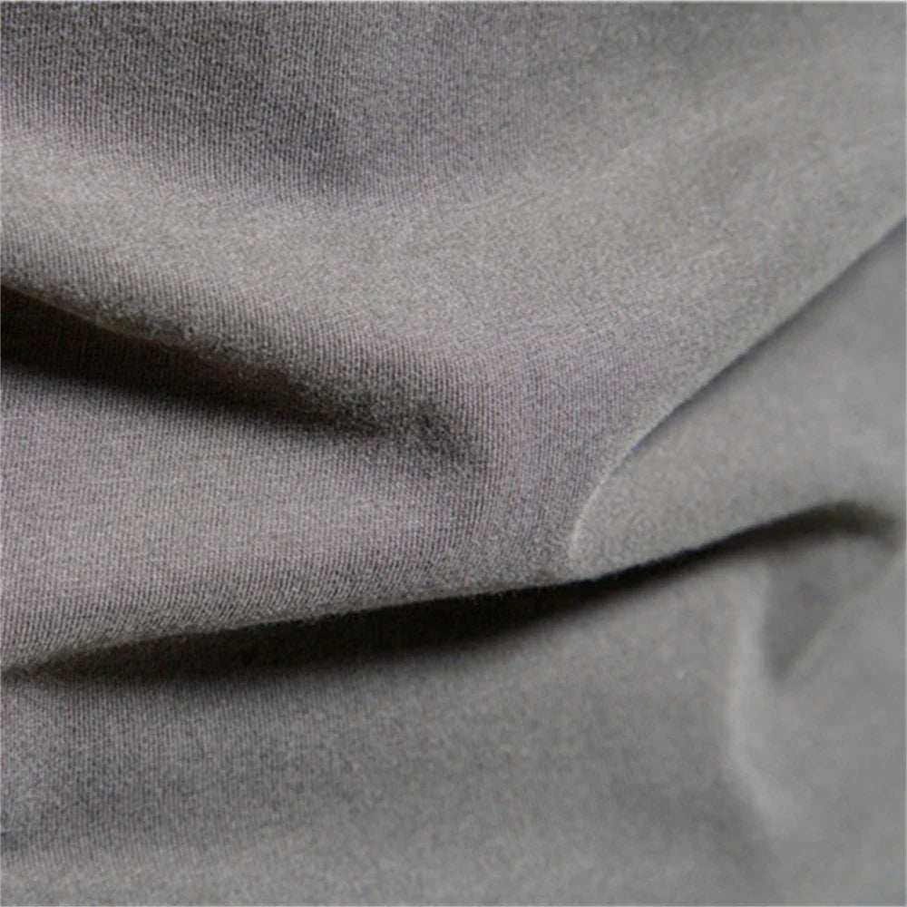 Camiseta básica de manga larga con cuello redondo para hombre – LUCAS