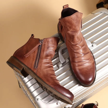 Botas chelsea de cuero para hombre modernas – MAVERICK
