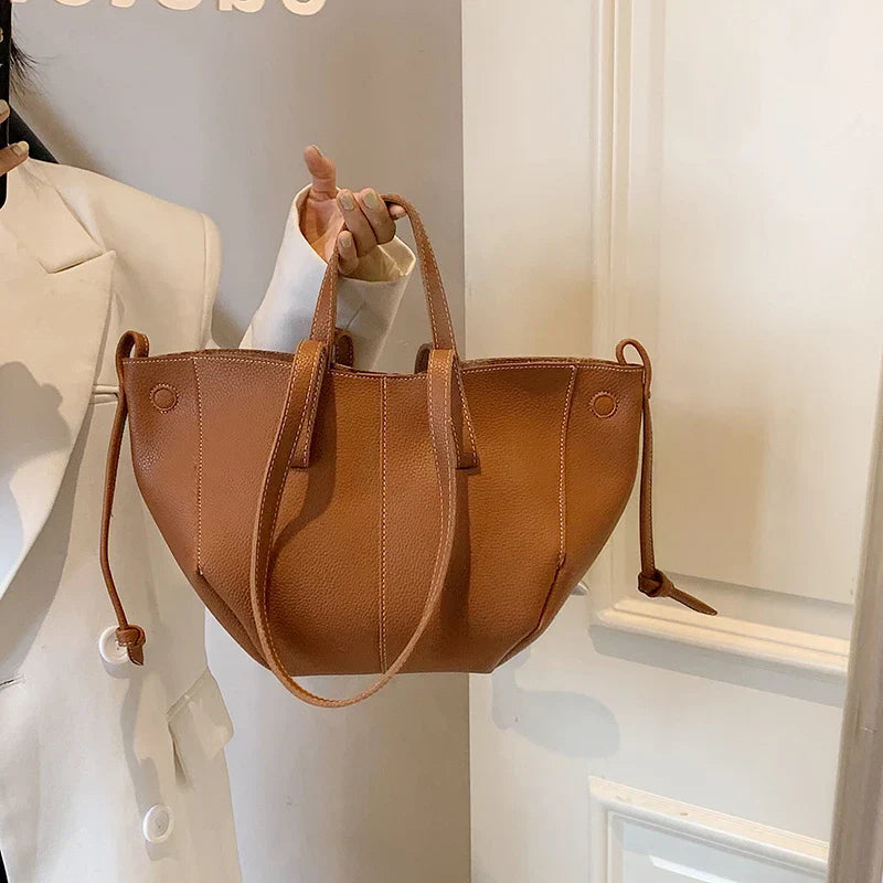 Bolso de hombro negro estilo vintage para mujer – VELMARÉ