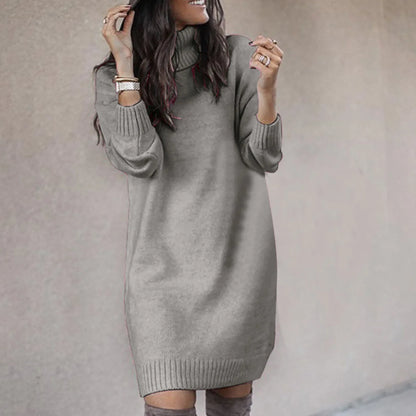 HERMINA - Vestido suéter casual para mujeres para el invierno