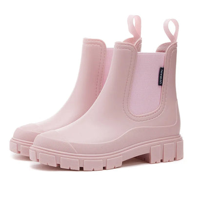 Botines de lluvia tipo Chelsea para mujer, impermeables y antideslizantes – RAINELLA