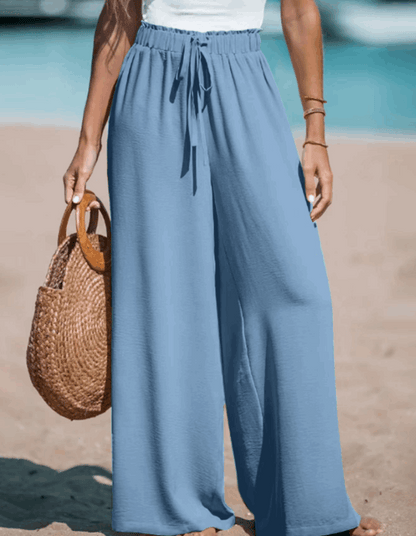 Pantalón ligero estilo playa para mujer con corte fluido – MÁREA