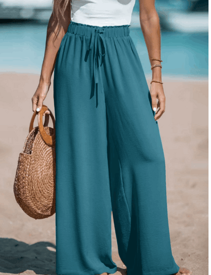 Pantalón ligero estilo playa para mujer con corte fluido – MÁREA