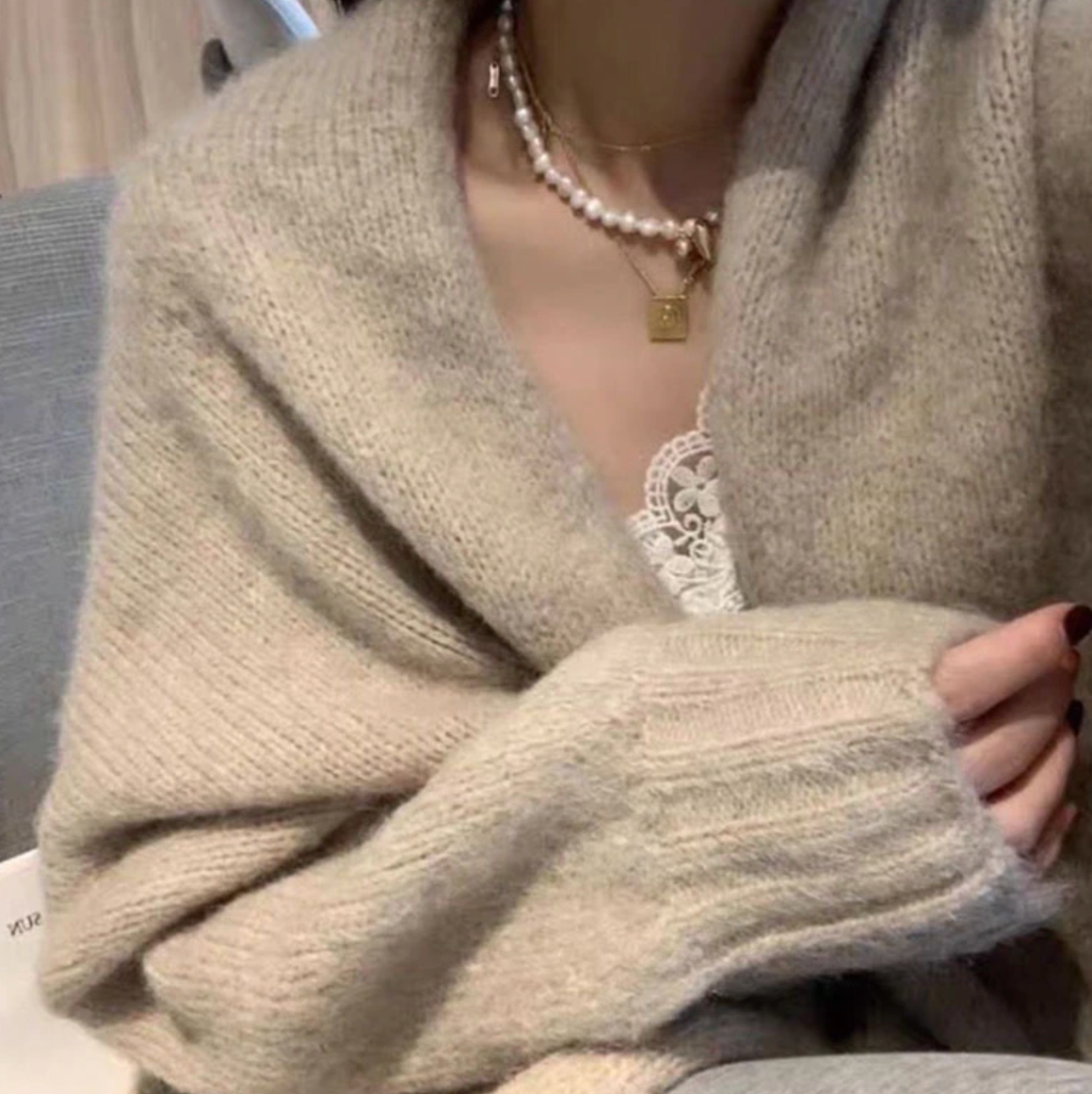 FRIDA – Cárdigan de punto elegante para mujer