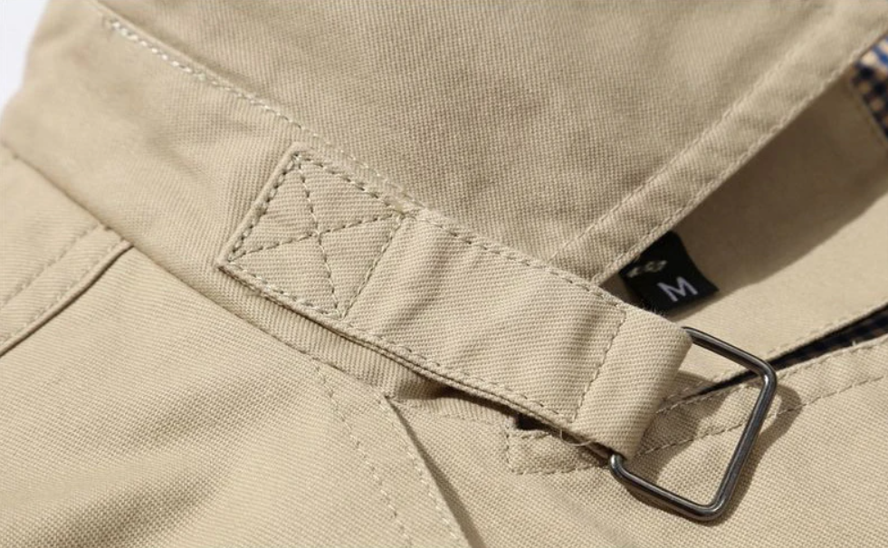 MARIE - Trench coat clásico con doble fila de botones para mujer