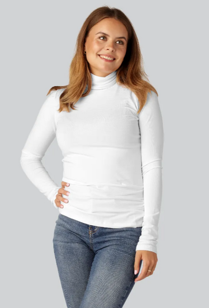 ISLA - Suéter de cuello alto ajustado con diseño elegante para mujer