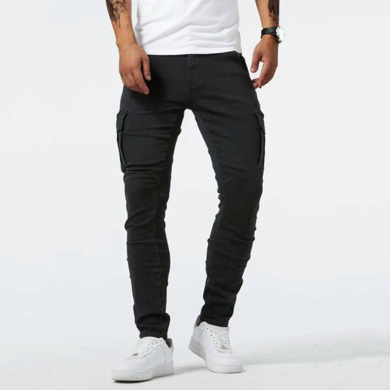 Pantalón cargo denim para hombre – PABLO
