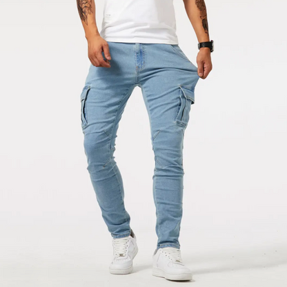 Pantalón cargo denim para hombre – PABLO