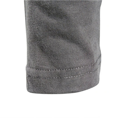 Camiseta básica de manga larga con cuello redondo para hombre – LUCAS