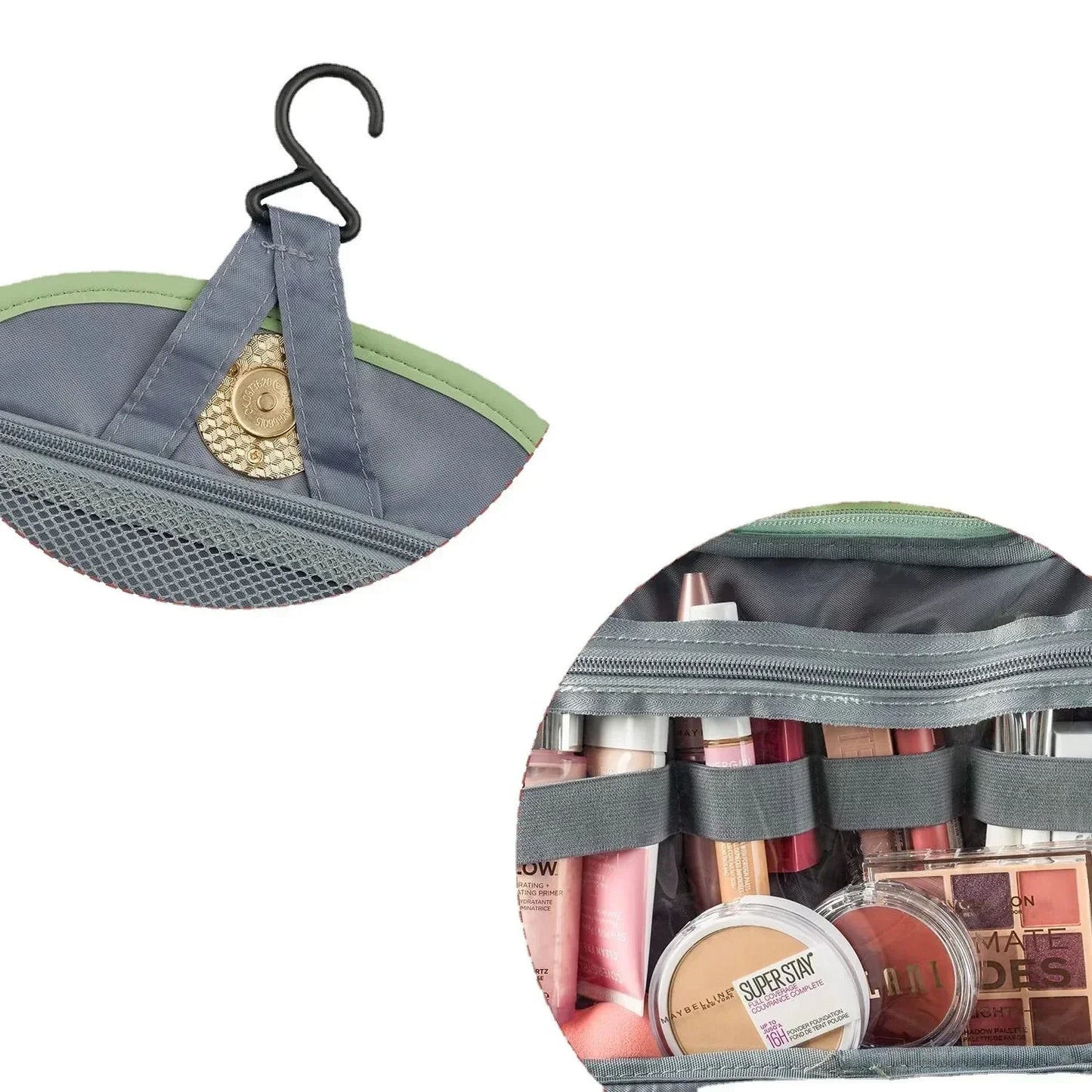 Organizador de cosméticos de viaje con diseño elegante – ELYSE